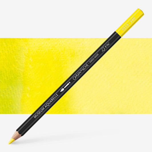 Caran D'Ache - Artist Museum Pencil Lemon Yellow-Fsc Uv 3