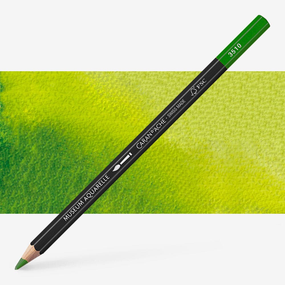 Caran D'Ache - Artist Museum Pencil Light Olive-Fsc Uv 3