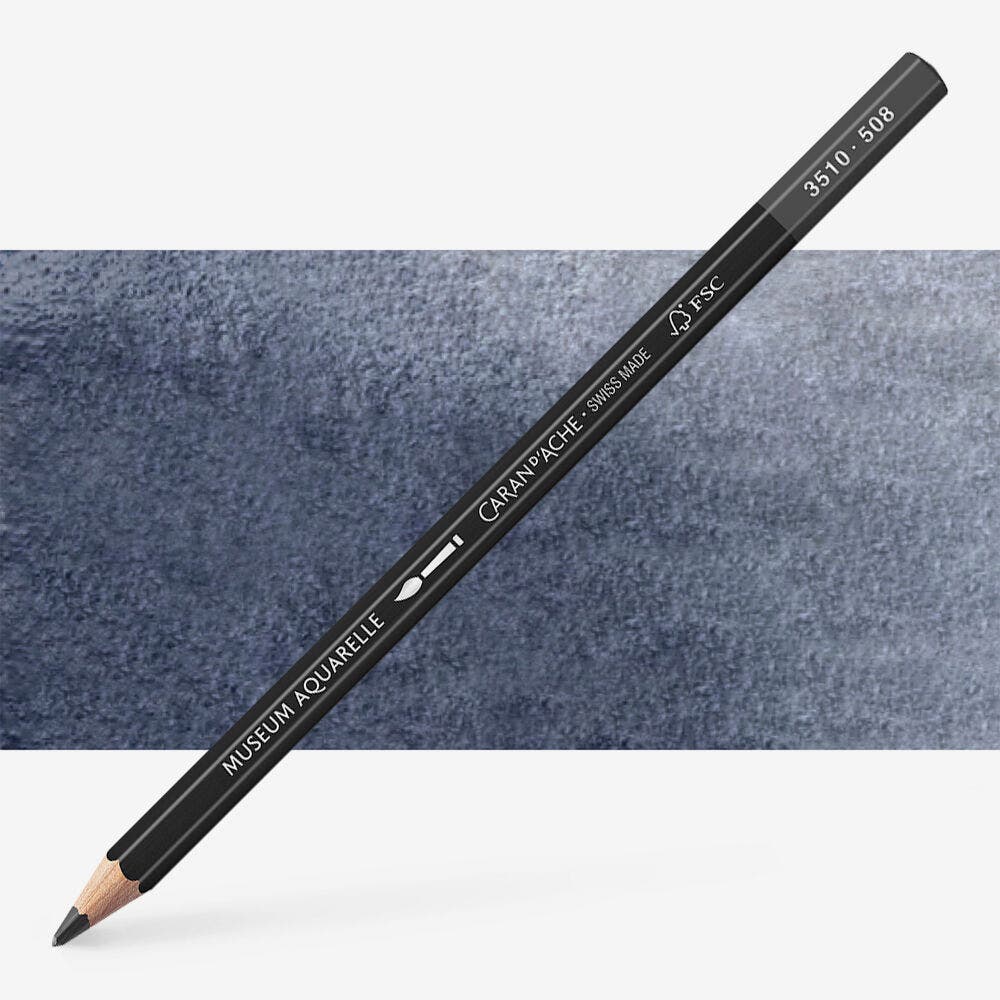 Caran D'Ache - Artist Museum Pencil Payne'S Grey-Fsc Uv 3