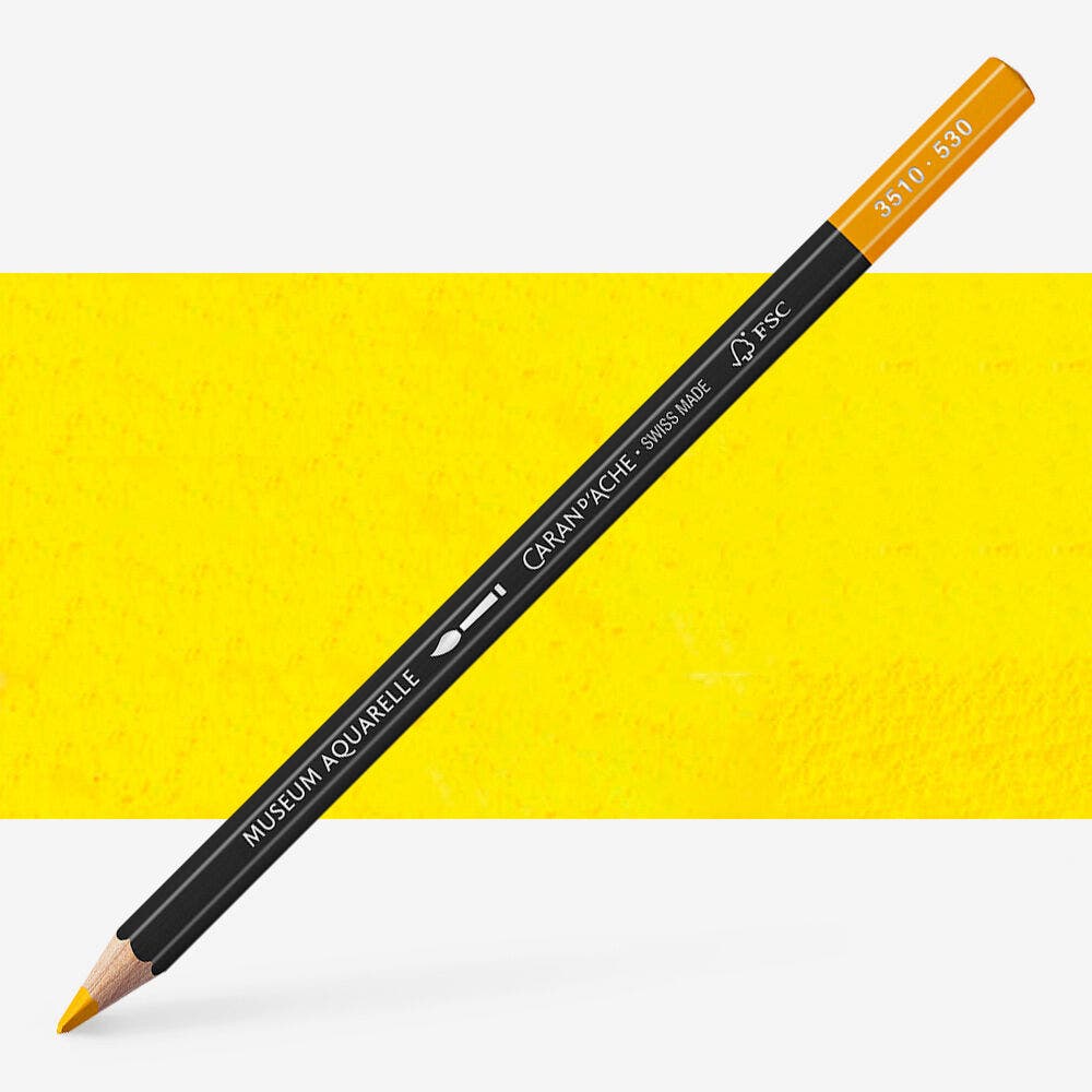 Caran D'Ache - Artist Museum Penc.Gold Cadmi.Yellow-Fsc Uv 3