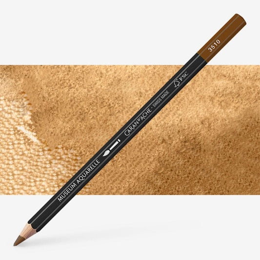 Caran D'Ache - Artist Museum Pencil Raw Umber-Fsc Uv 3