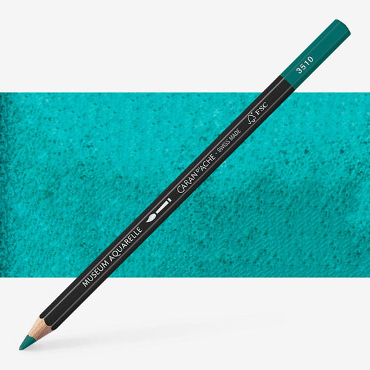 Caran D'Ache - Artist Museum Pencil Dark Sap Green-Fsc Uv 3