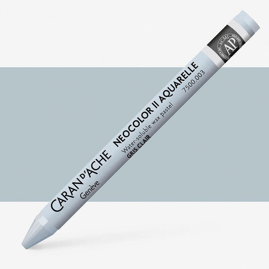 Caran D'Ache - Classic Neocolor Ii Light Grey Uv 10