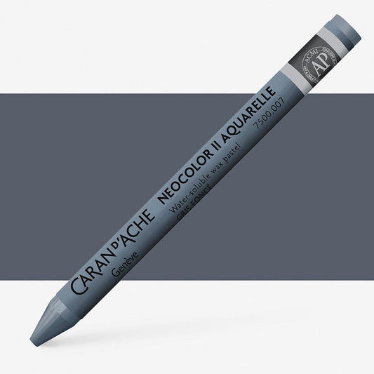 Caran D'Ache - Classic Neocolor Ii Dark Grey Uv 10