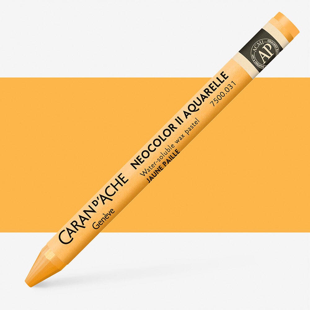 Caran D'Ache - Classic Neocolor Ii Orange Yellow Uv 10