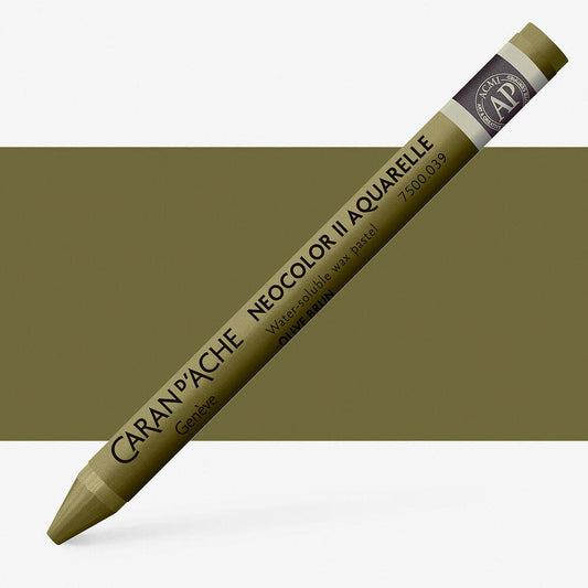 Caran D'Ache - Classic Neocolor Ii Olive Bro Uv 10