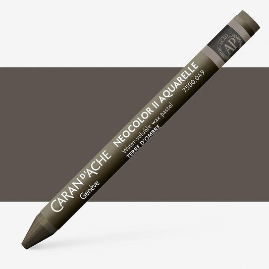 Caran D'Ache - Classic Neocolor Ii Raw Umber Uv 10