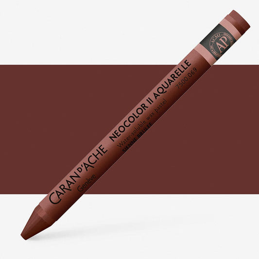Caran D'Ache - Classic Neocolor Ii Burnt Siena Uv 10