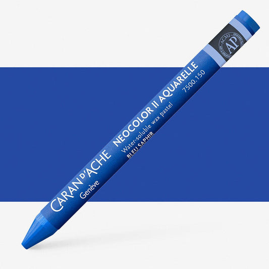 Caran D'Ache - Classic Neocolor Ii Sapphire Blue Uv 10