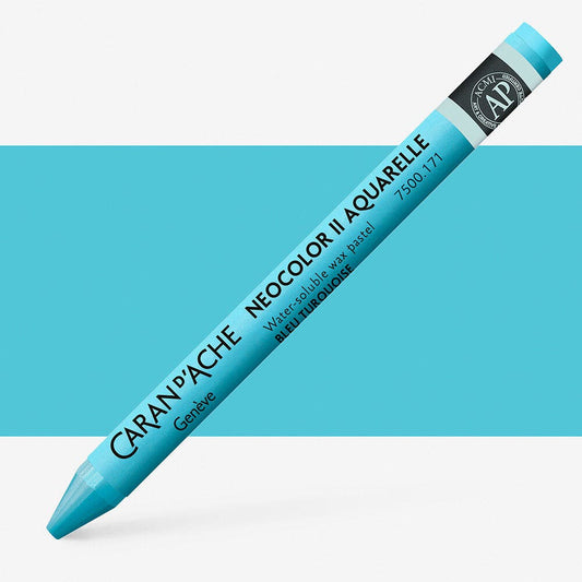 Caran D'Ache - Classic Neocolor Ii Turquoise Blue Uv 10