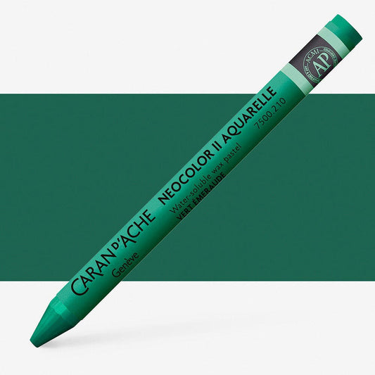 Caran D'Ache - Classic Neocolor Ii Emerald Green Uv 10