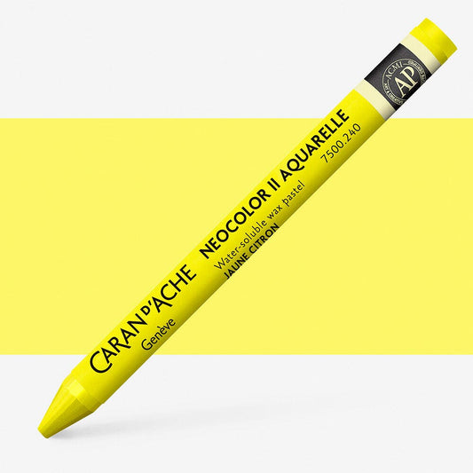 Caran D'Ache - Classic Neocolor Ii Lemon Yellow Uv 10