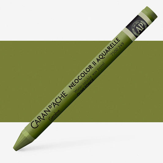Caran D'Ache - Classic Neocolor Ii Olive Uv 10