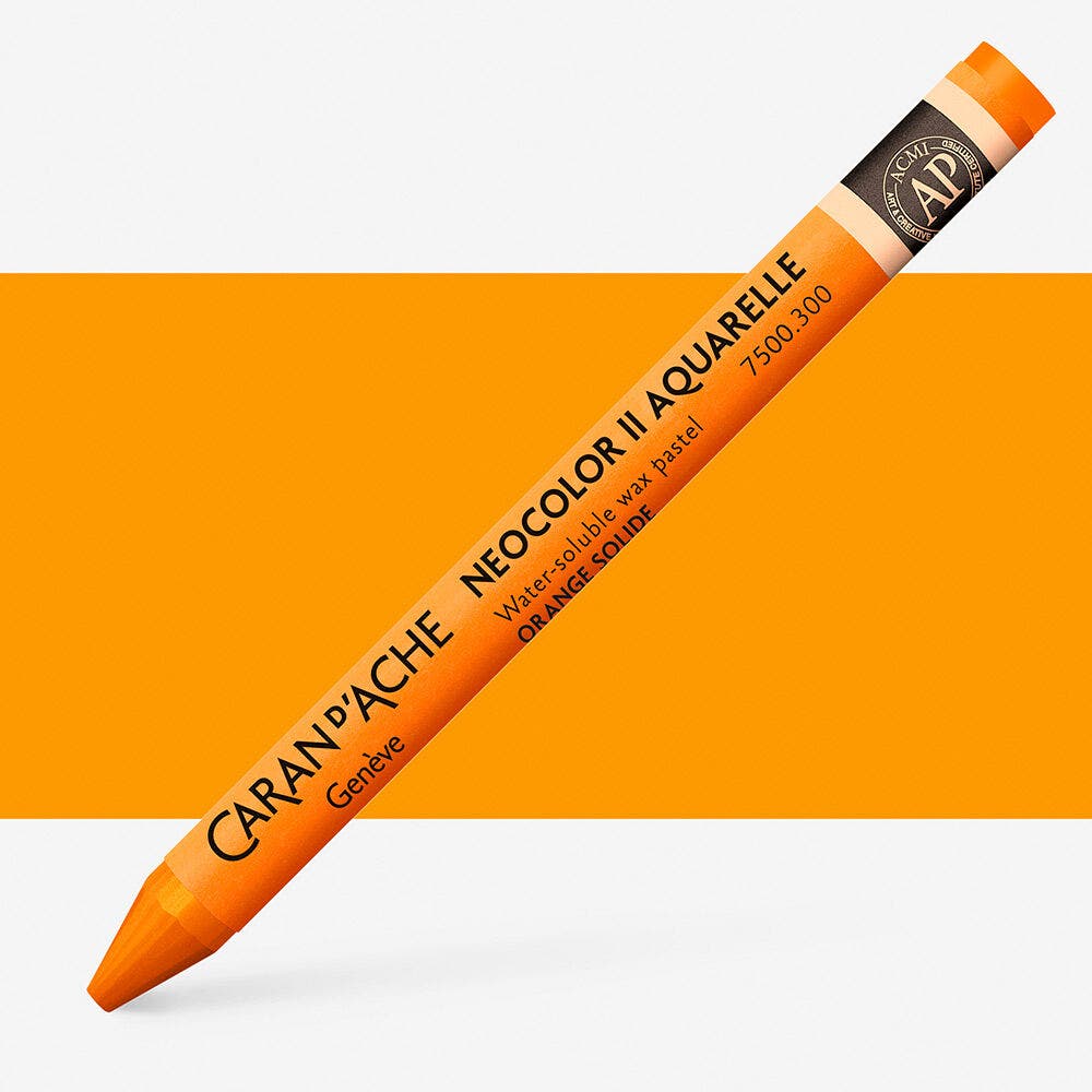 Caran D'Ache - Classic Neocolor Ii Light Fast Orange Uv 10