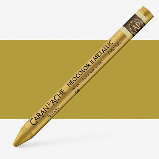 Caran D'Ache - Classic Neocolor Ii Metallic Gold Uv 10