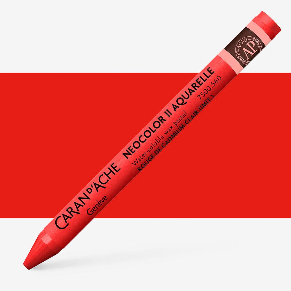 Caran D'Ache - Classic Neocolor Ii Light Cadmium Red Uv 10