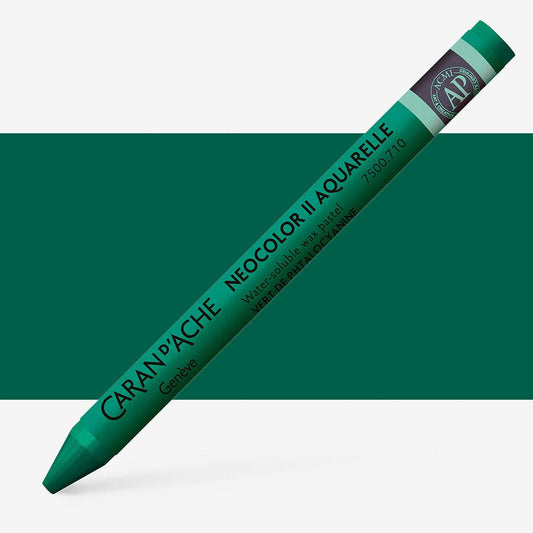 Caran D'Ache - Classic Neocolor Ii Phthalocyanin Green Uv 10