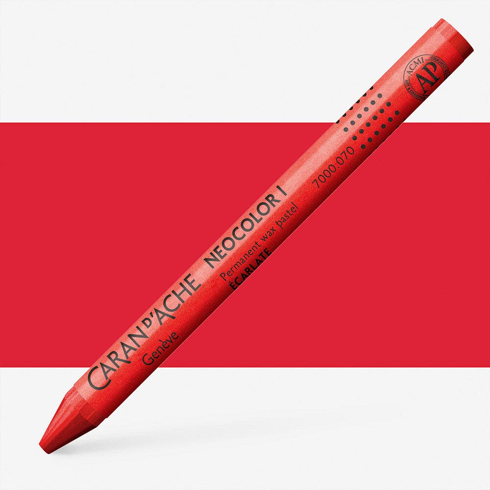 Caran D'Ache - Classic Neocolor I Scarlet Uv 10