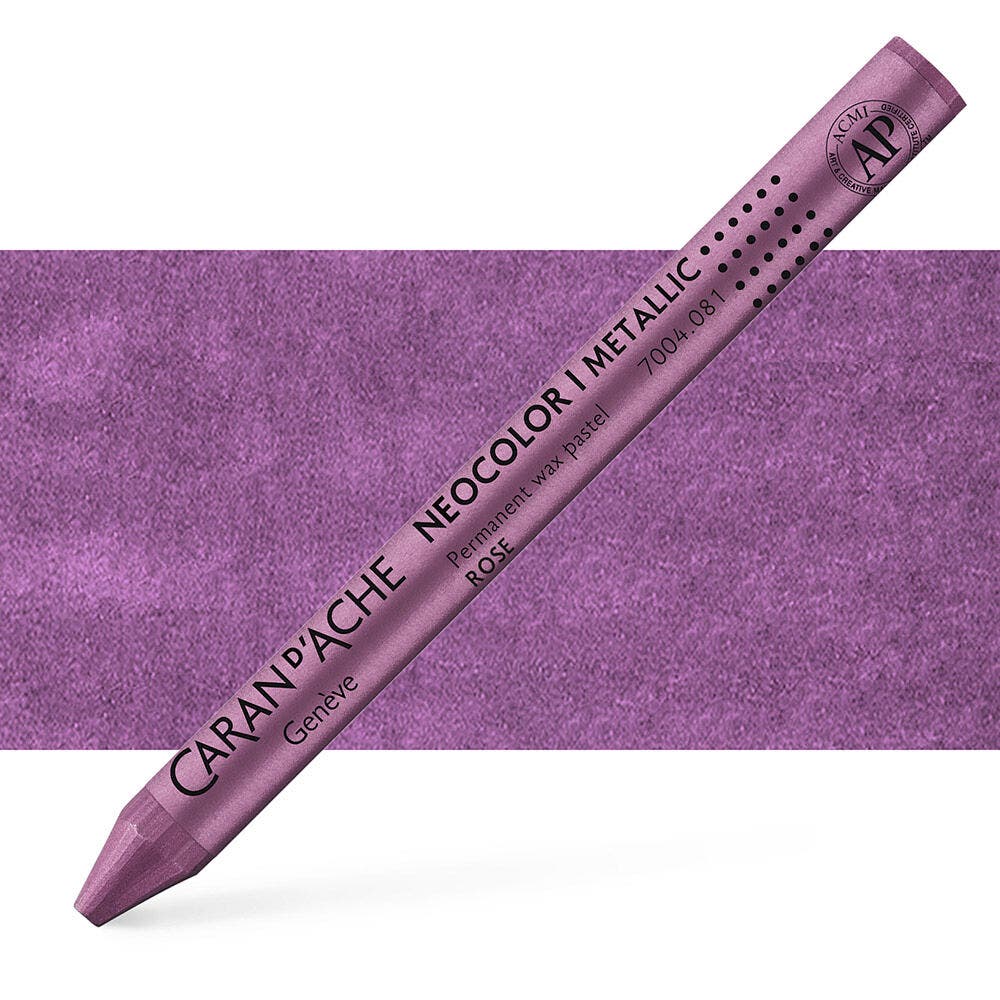 Caran D'Ache - Classic Neocolor I Metallic Pink Uv 10