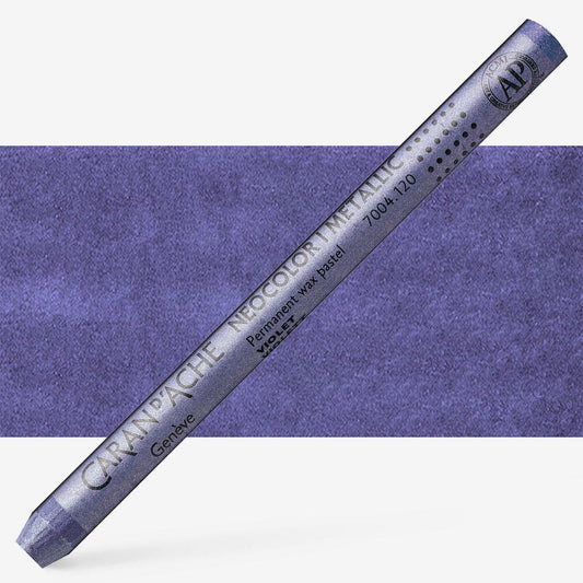 Caran D'Ache - Classic Neocolor I Metallic Violet Uv 10