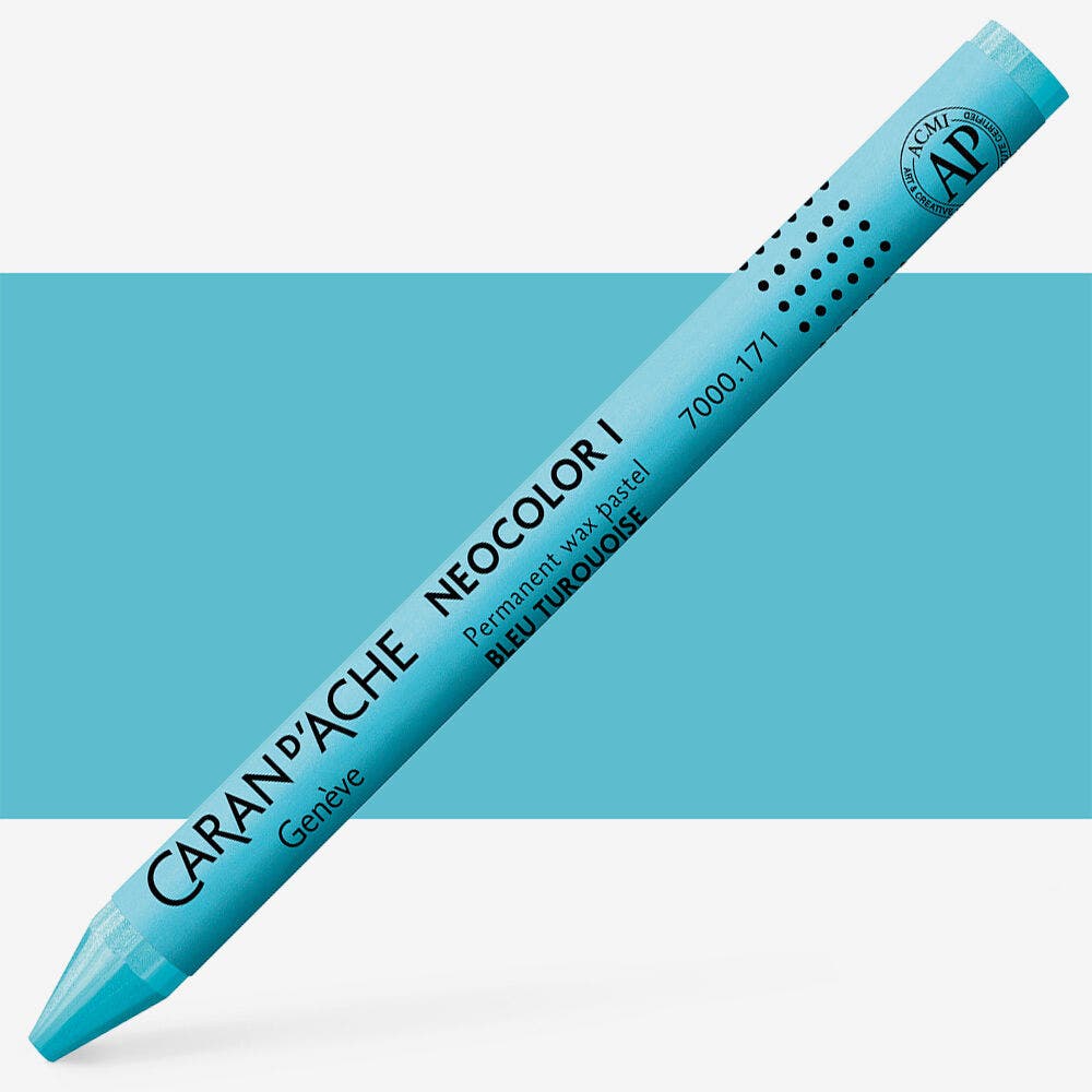 Caran D'Ache - Classic Neocolor I Turquoise Blue Uv 10