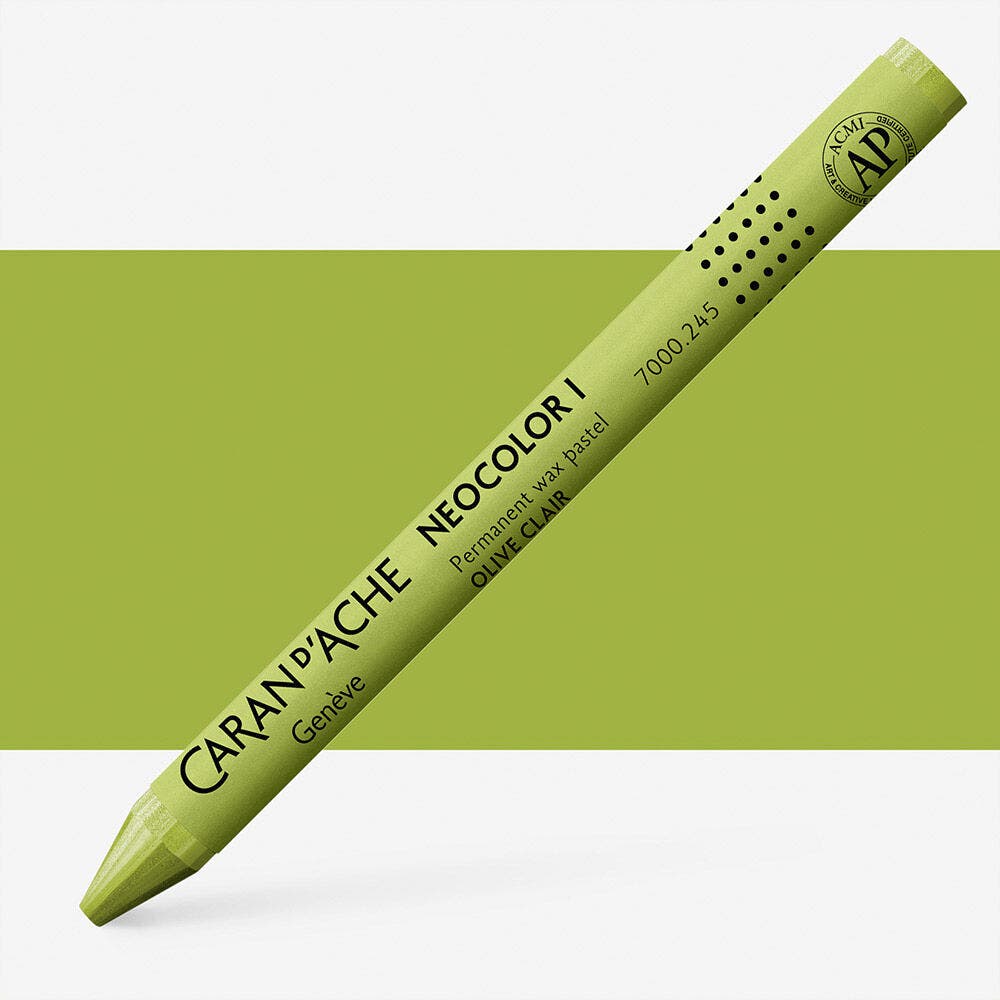 Caran D'Ache - Classic Neocolor I Light Olive Uv 10