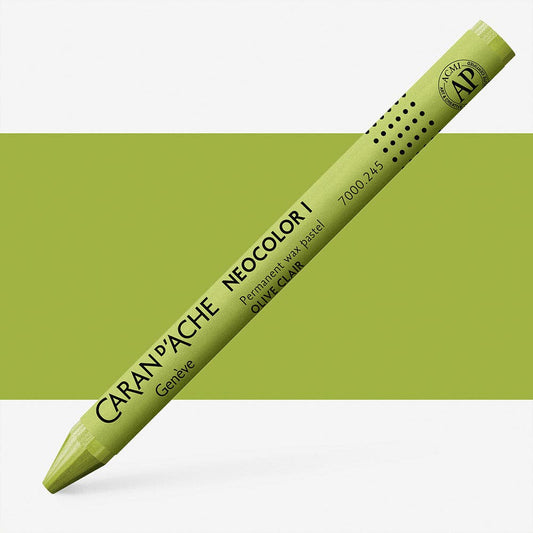 Caran D'Ache - Classic Neocolor I Light Olive Uv 10