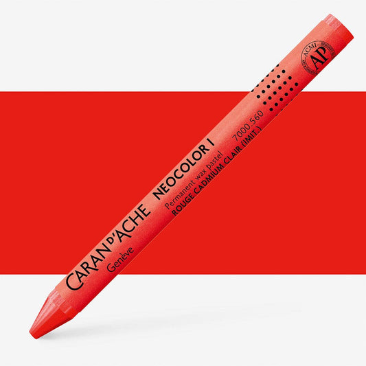 Caran D'Ache - Classic Neocolor I Light Cadmium Red Uv 10