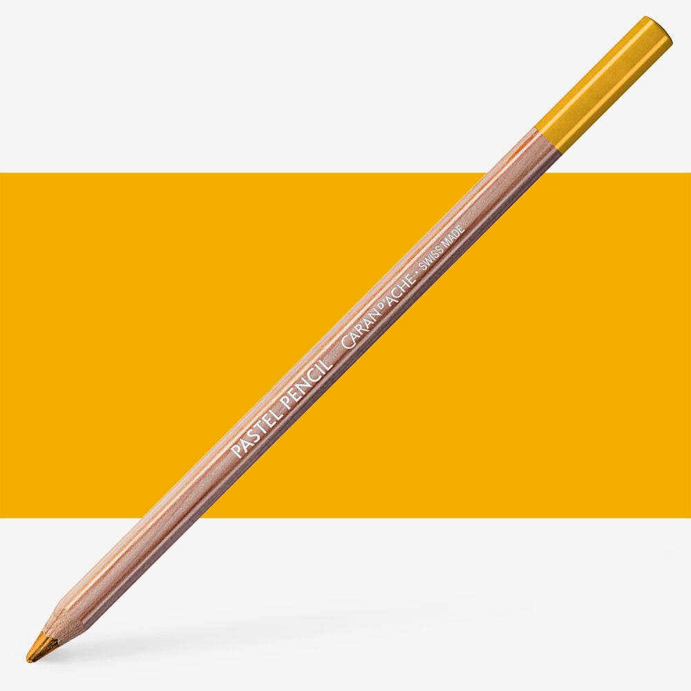 Caran D'Ache - Pastel Pencil-Ochre-Fsc Uv 3