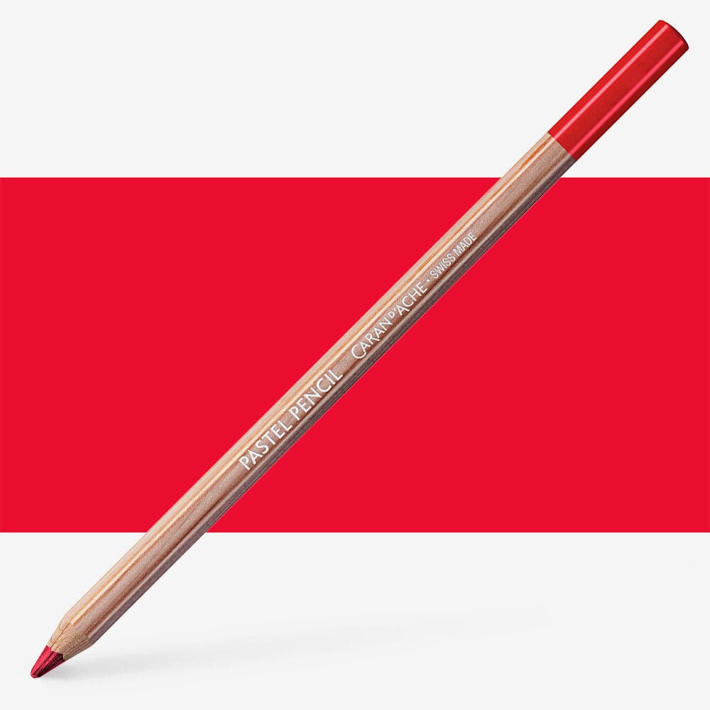 Caran D'Ache - Pastel Pencil-Scarlet-Fsc Uv 3