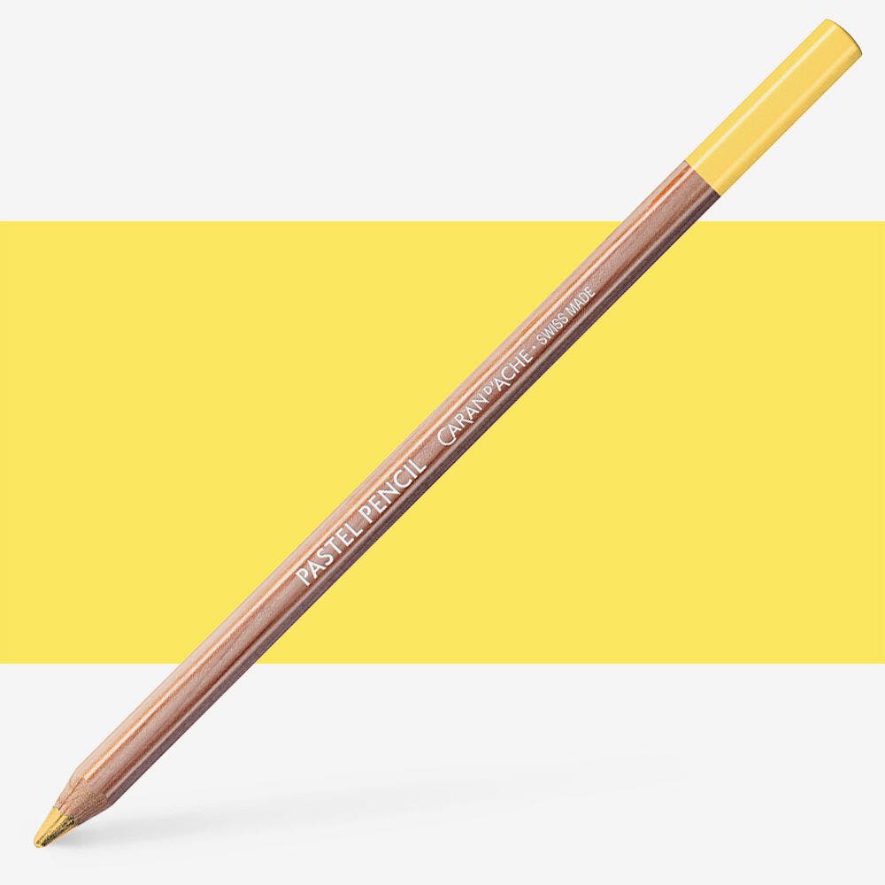 Caran D'Ache - Pastel Pencil-Lemon Yellow-Fsc Uv 3