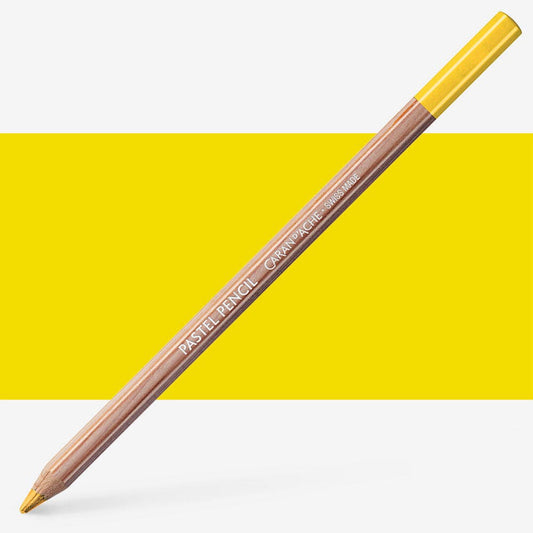 Caran D'Ache - Pastel Pencil-Light Cadmium Yellow-Fsc Uv 3