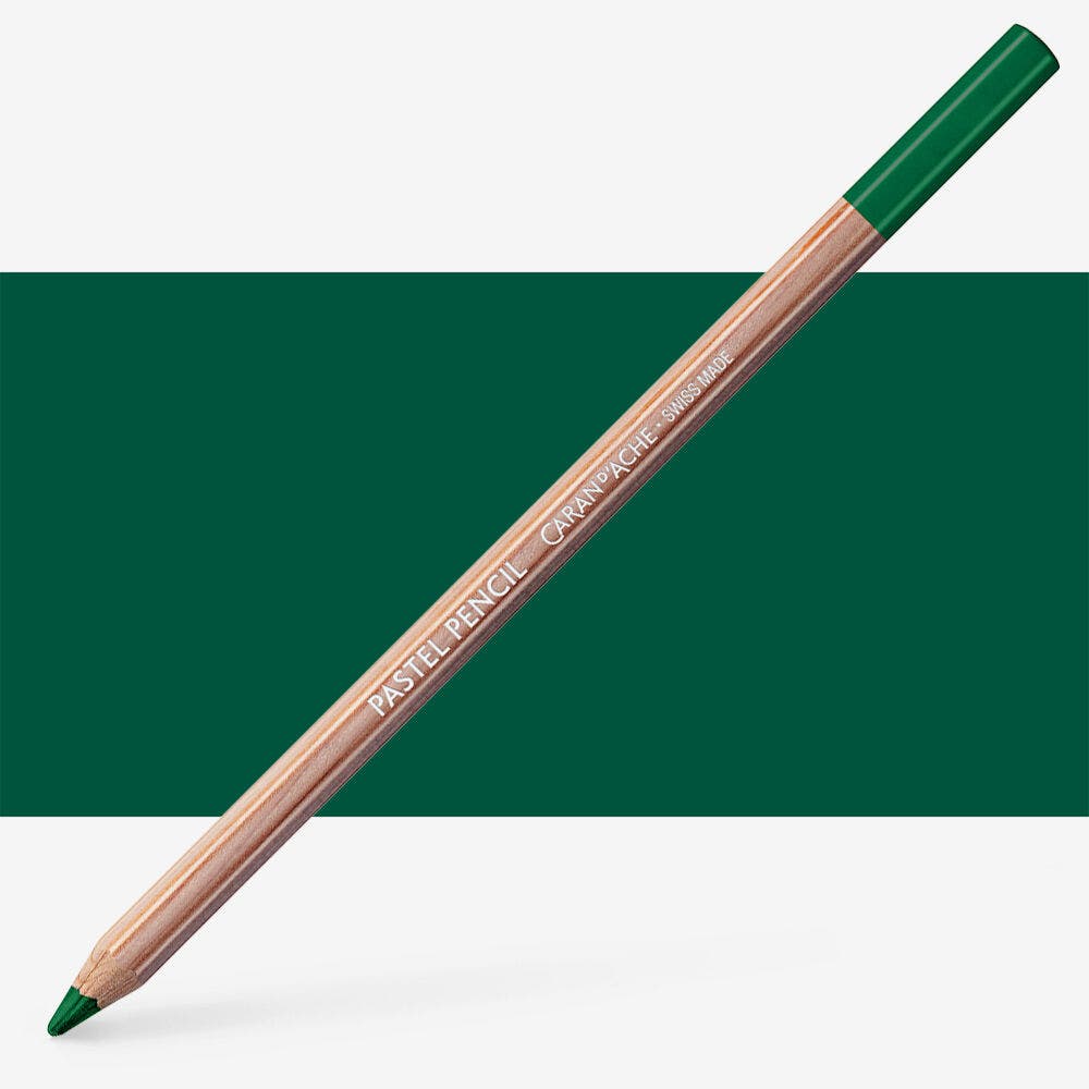 Caran D'Ache - Pastel Pencil-Middle Phthalo. Green-Fsc Uv 3