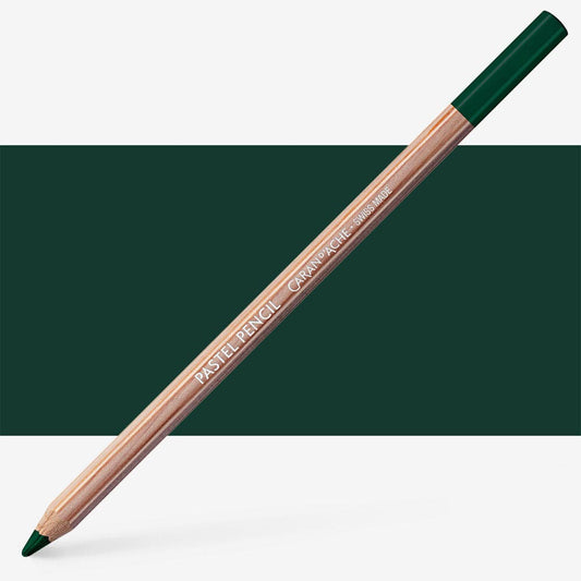 Caran D'Ache - Pastel Pencil-Dark Phthalo. Green-Fsc Uv 3