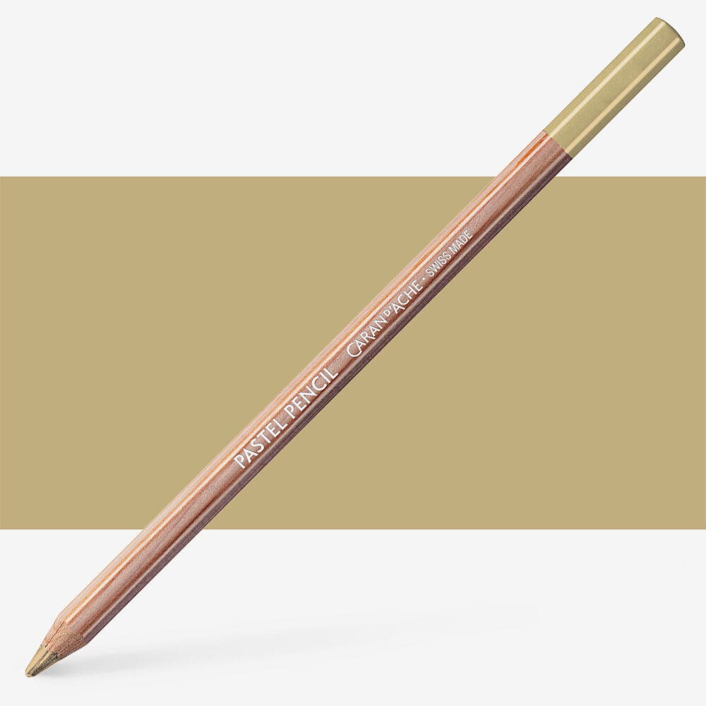 Caran D'Ache - Pastel Pencil-Bro Olive 50%-Fsc Uv 3