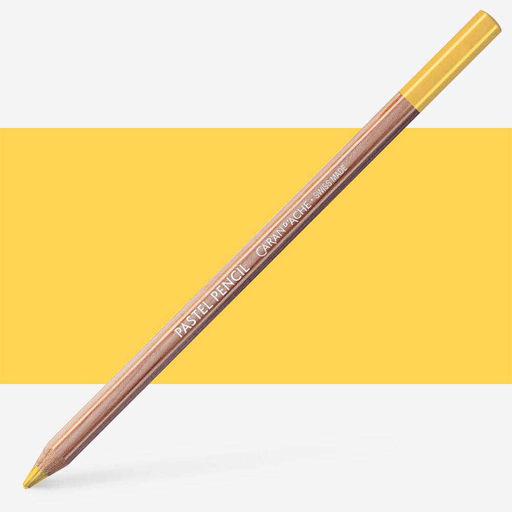 Caran D'Ache - Pastel Pencil-Golden Bismuth Yellow-Fsc Uv 3