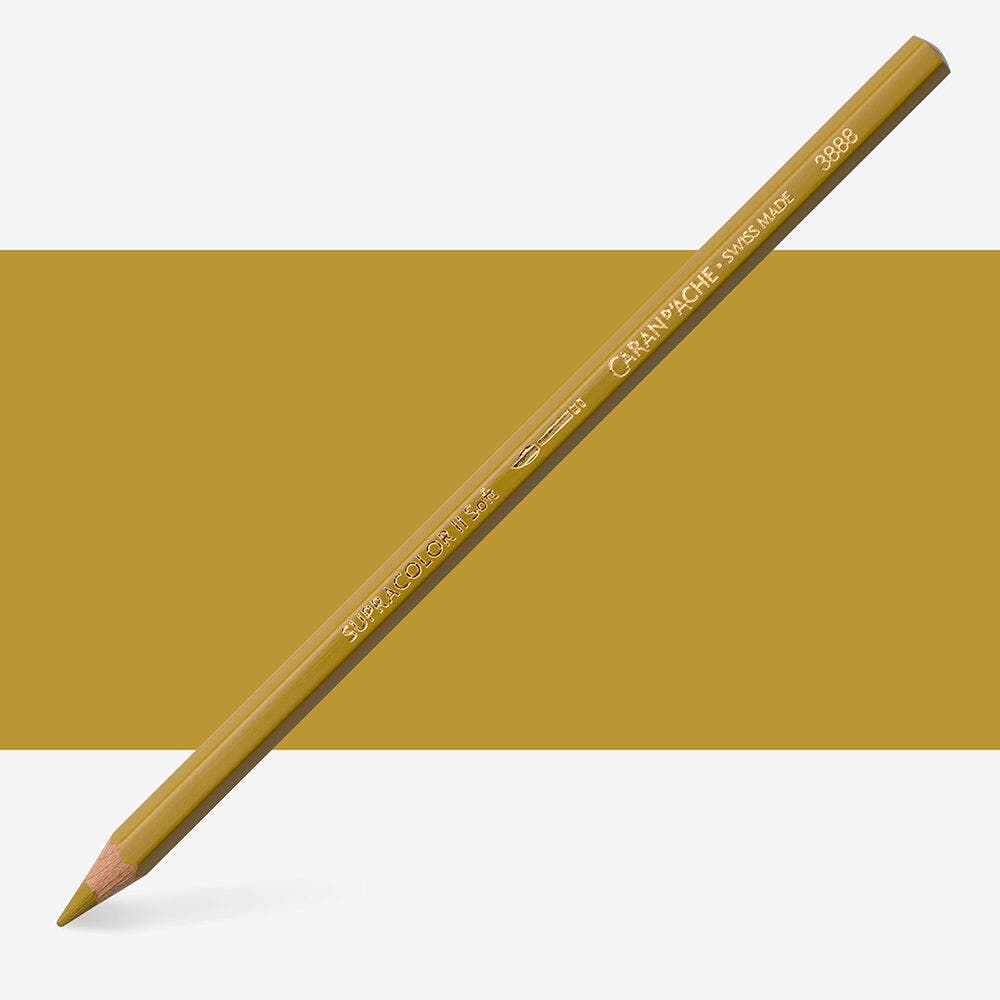 Caran D'Ache - Classic Supracolor Penc.Green Ochre-Fsc Uv 12