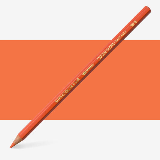 Caran D'Ache - Classic Supra. Penc. Reddish Orange-Fsc Uv 12