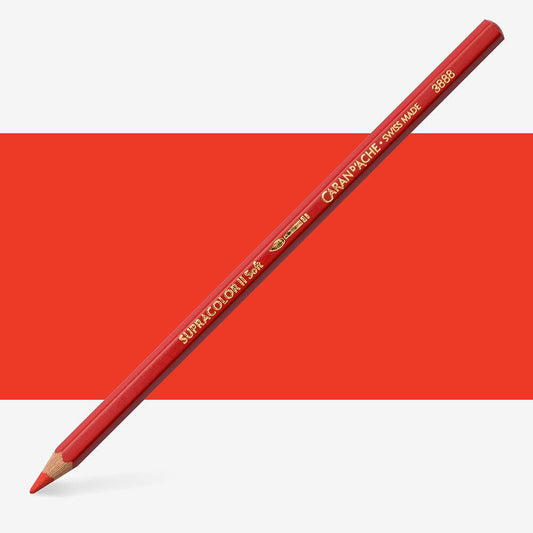 Caran D'Ache - Classic Supracolor Pencil Vermilion-Fsc Uv 12