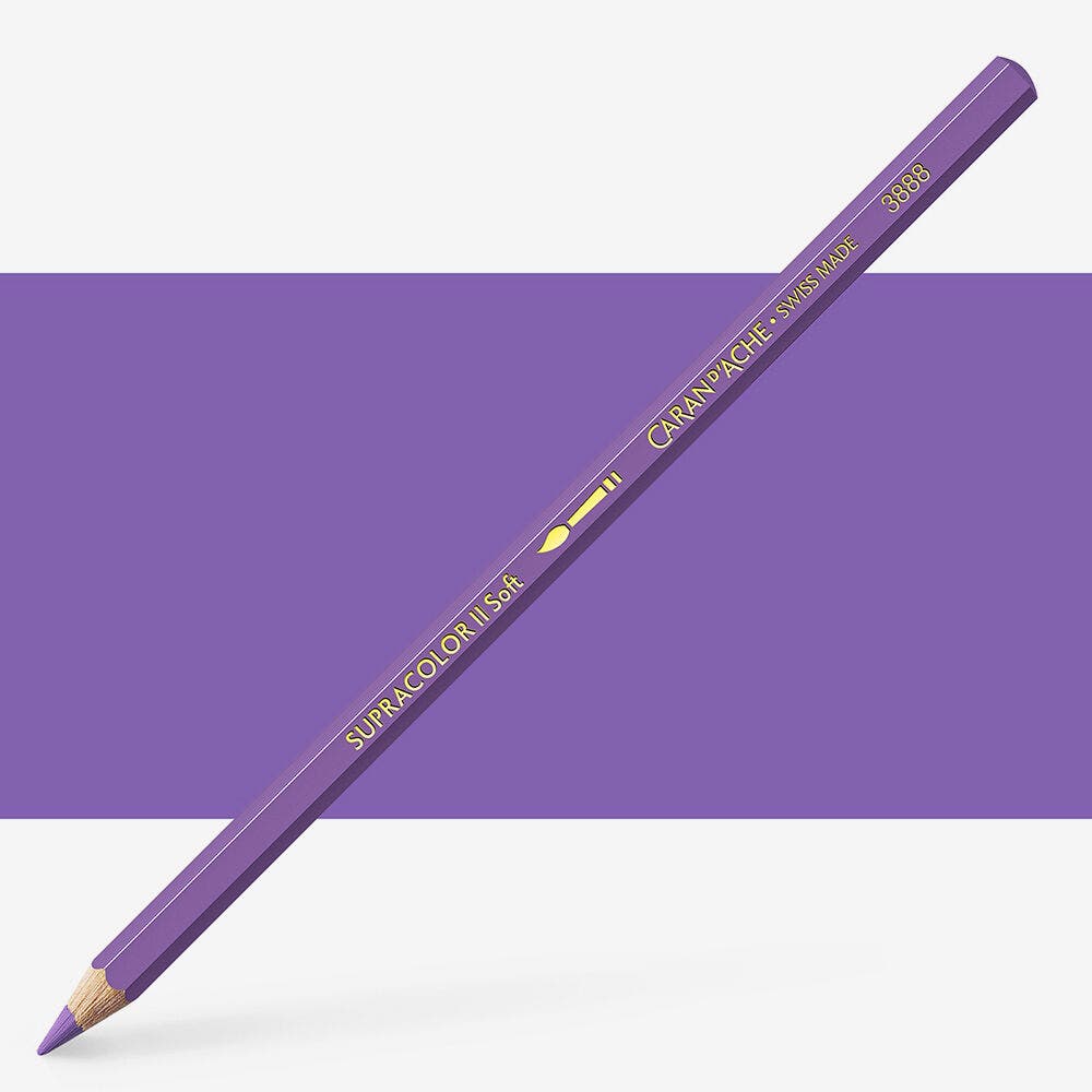 Caran D'Ache - Classic Supracolor Pencil Mauve-Fsc Uv 3