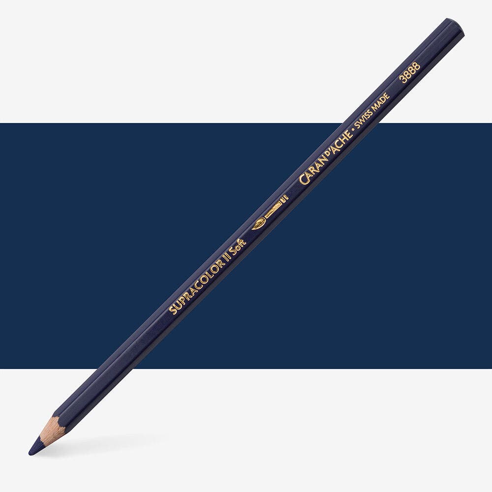 Caran D'Ache - Classic Supracolor Penc.Indigo Blue-Fsc Uv 12