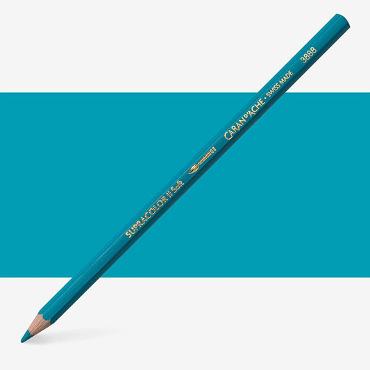 Caran D'Ache - Classic Supracolor Pencil Cyan-Fsc Uv 3