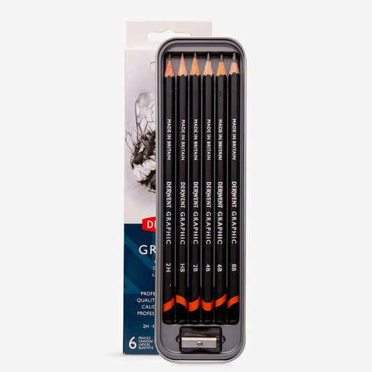 Derwent - Graphic Pencils (6) Tin