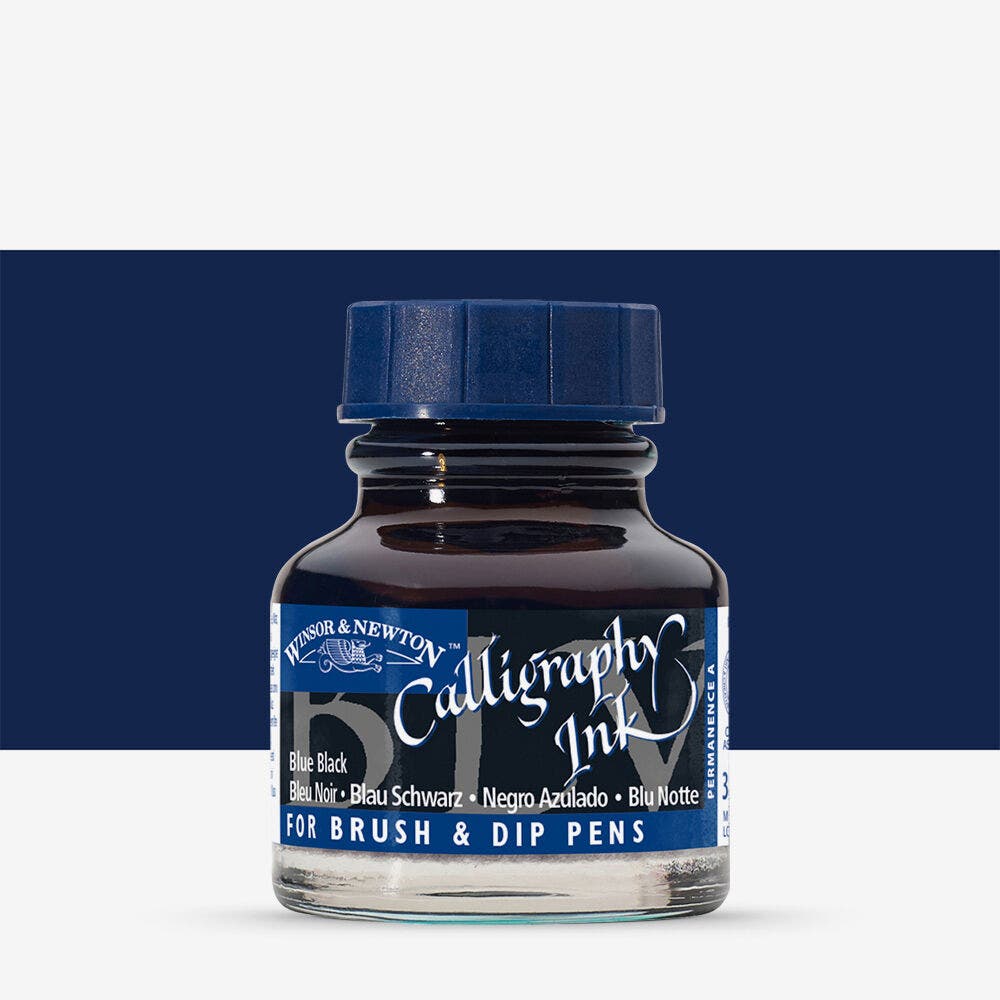 Winsor & Newton - Call Inkt 30Ml Blue Black Uv 3