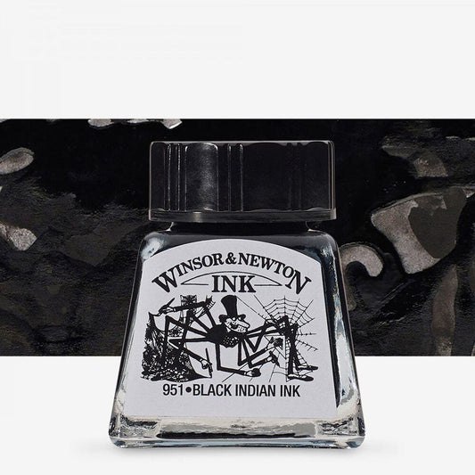 Winsor & Newton - Ink 30Ml Black Uv 6