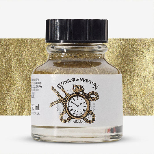 Winsor & Newton - Ink 30Ml Gold Uv 6