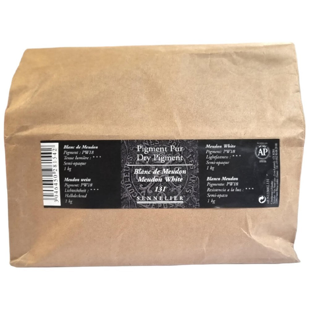 Sennelier - Pigment Sachet 1Kg Blanc De Meudon