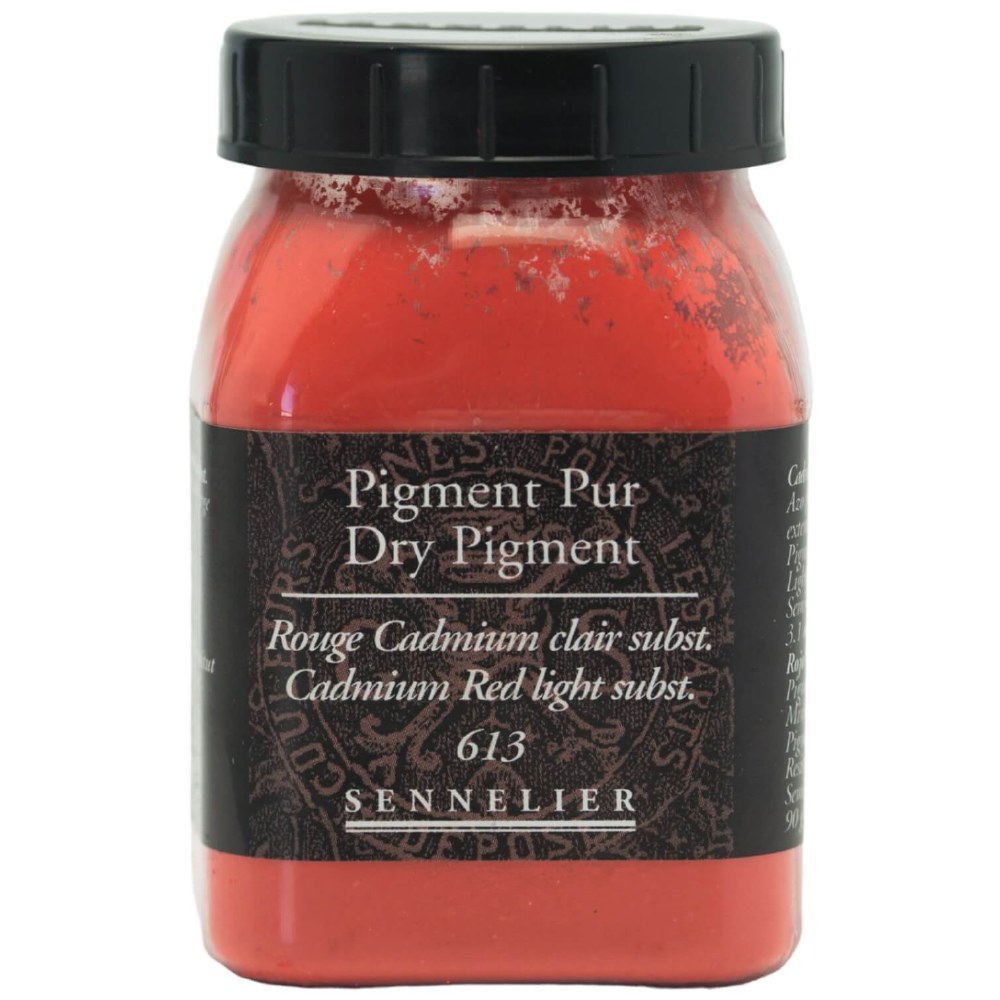 Sennelier - Pigment Pot 200Ml Rouge Cadmium Clair Su
