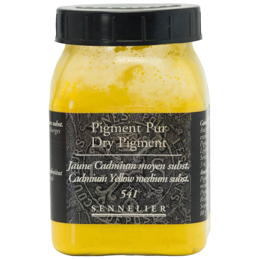 Sennelier - Pigment Pot 200Ml Jaune Cadmium Moyen Substitut - 80G