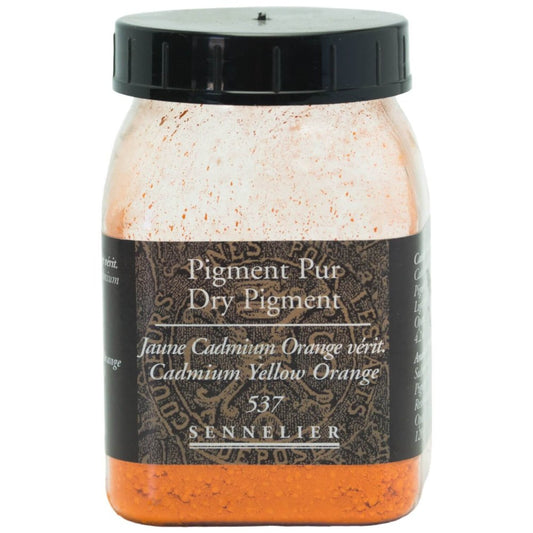 Sennelier - Pigment Pot 200Ml Jaune Cadmium Orange V√©Ritable - 120G